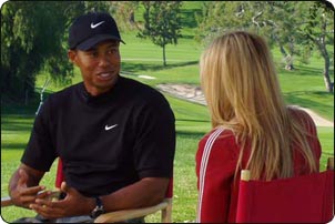 Jennifer Gould interviews Tiger Woods